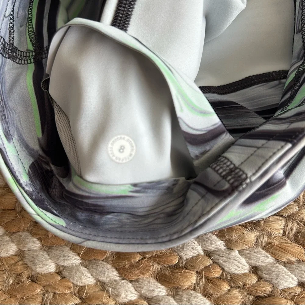 Lululemon Base Pace High-Rise Short 8" Paint Glide Warp Multi - Picture 12 of 13